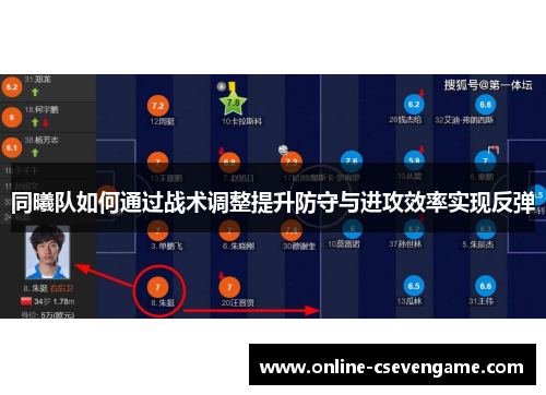 同曦队如何通过战术调整提升防守与进攻效率实现反弹